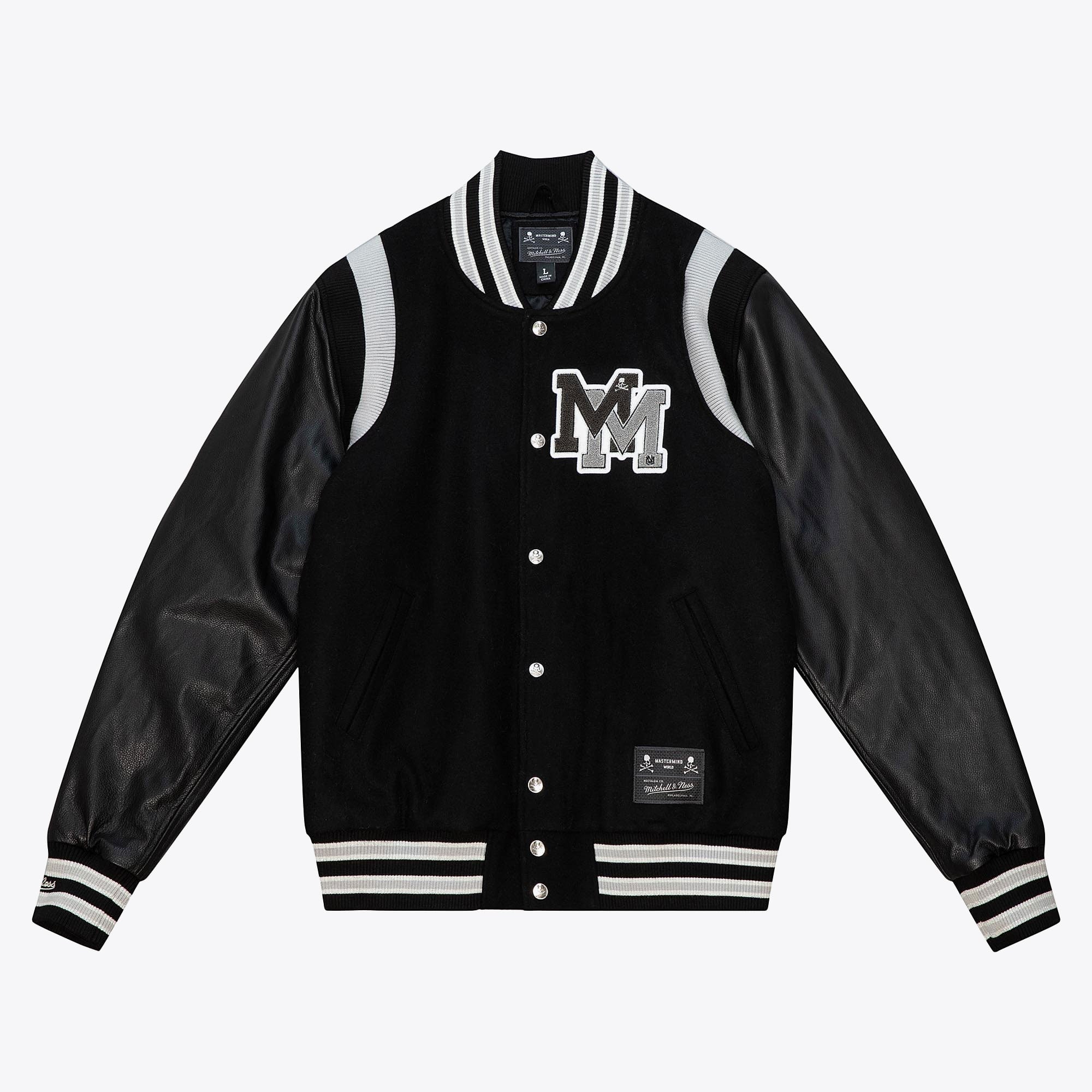 Mitchell & Ness x Mastermind Giacca Varsity - Uomo