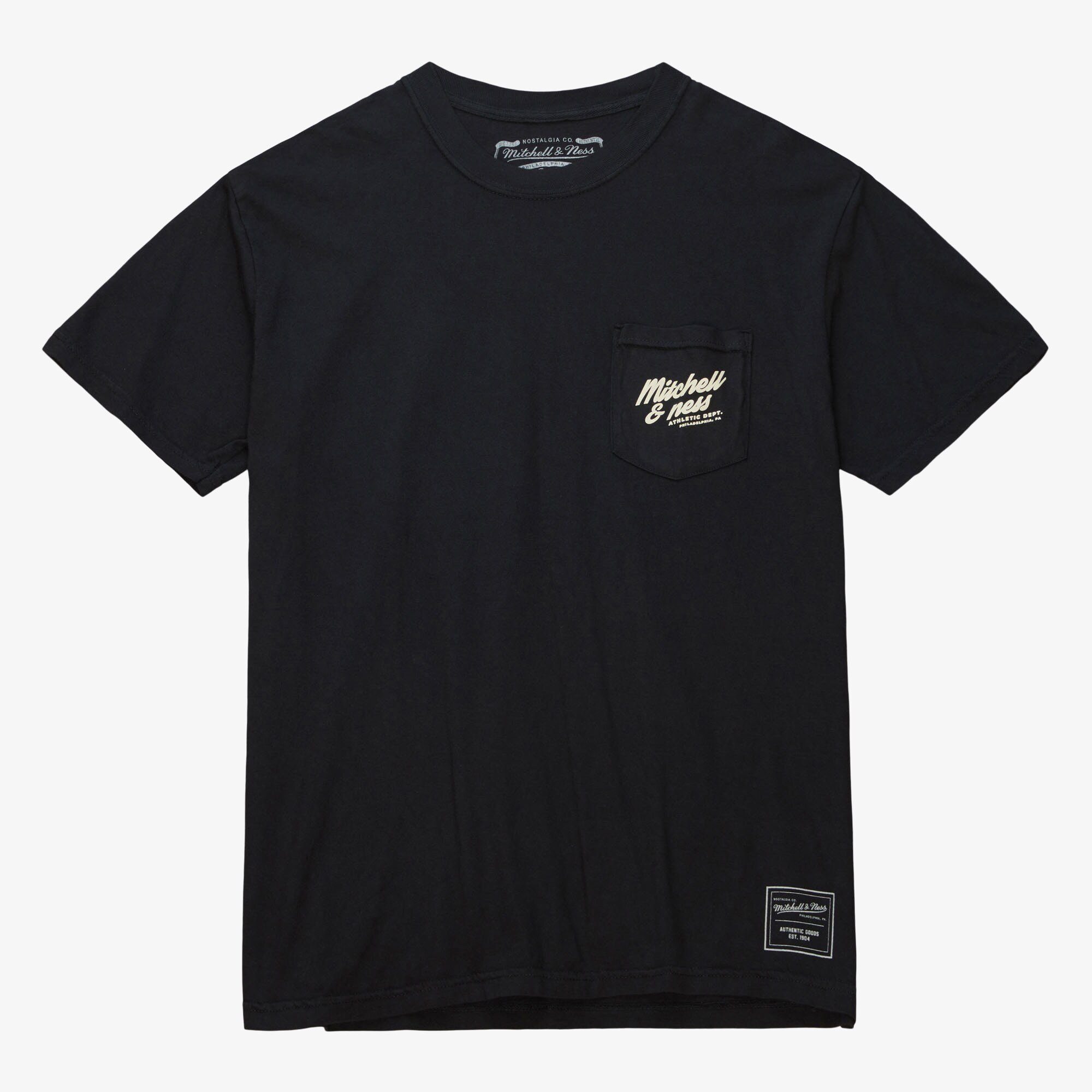 Maglietta con taschino e grafica Mitchell & Ness - Uomo