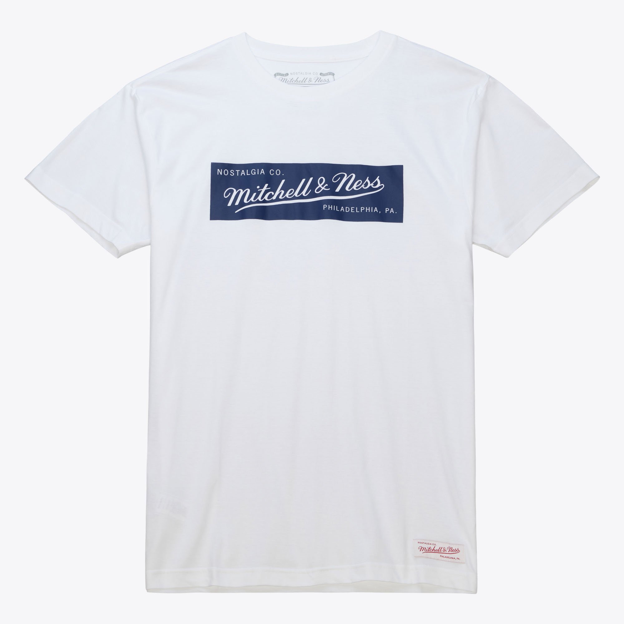 T-shirt con etichetta logo Mitchell & Ness - Uomo