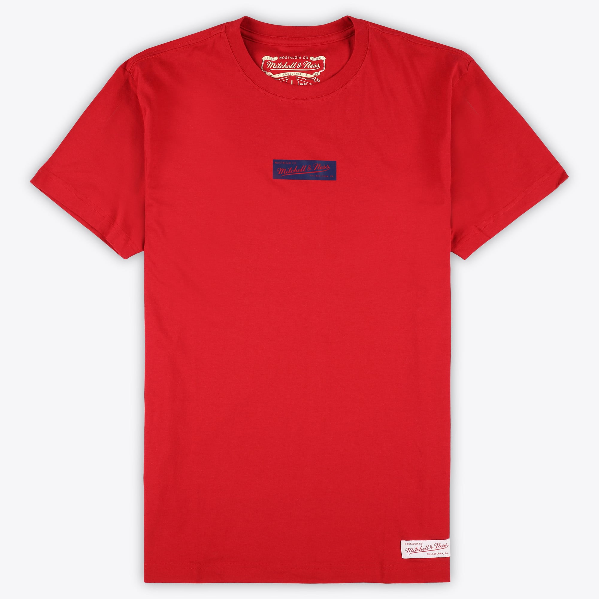 T-shirt con etichetta logo Mitchell & Ness - Uomo