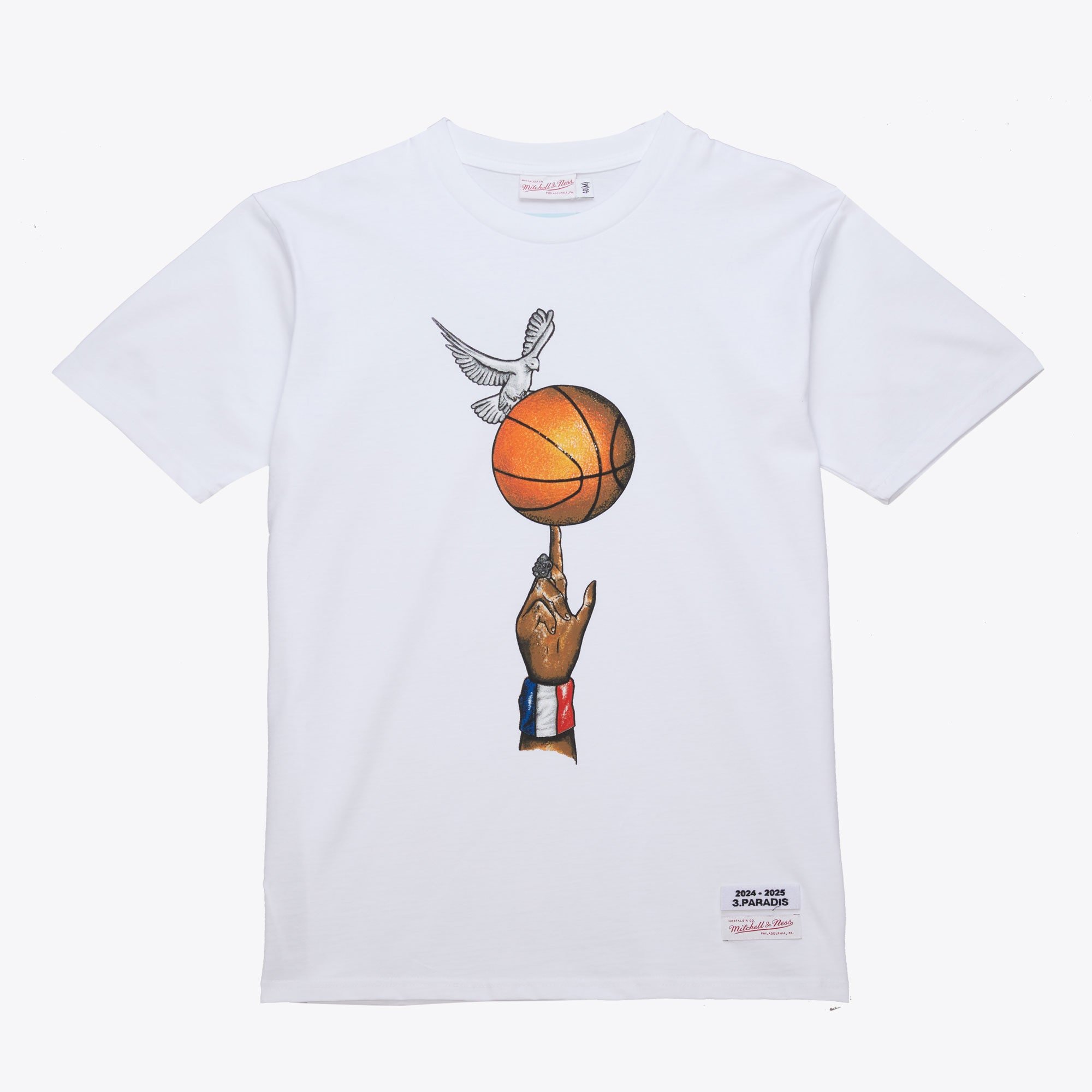 Maglietta Mitchell & Ness x 3. Paradis x M&N Heavyweight - Uomo