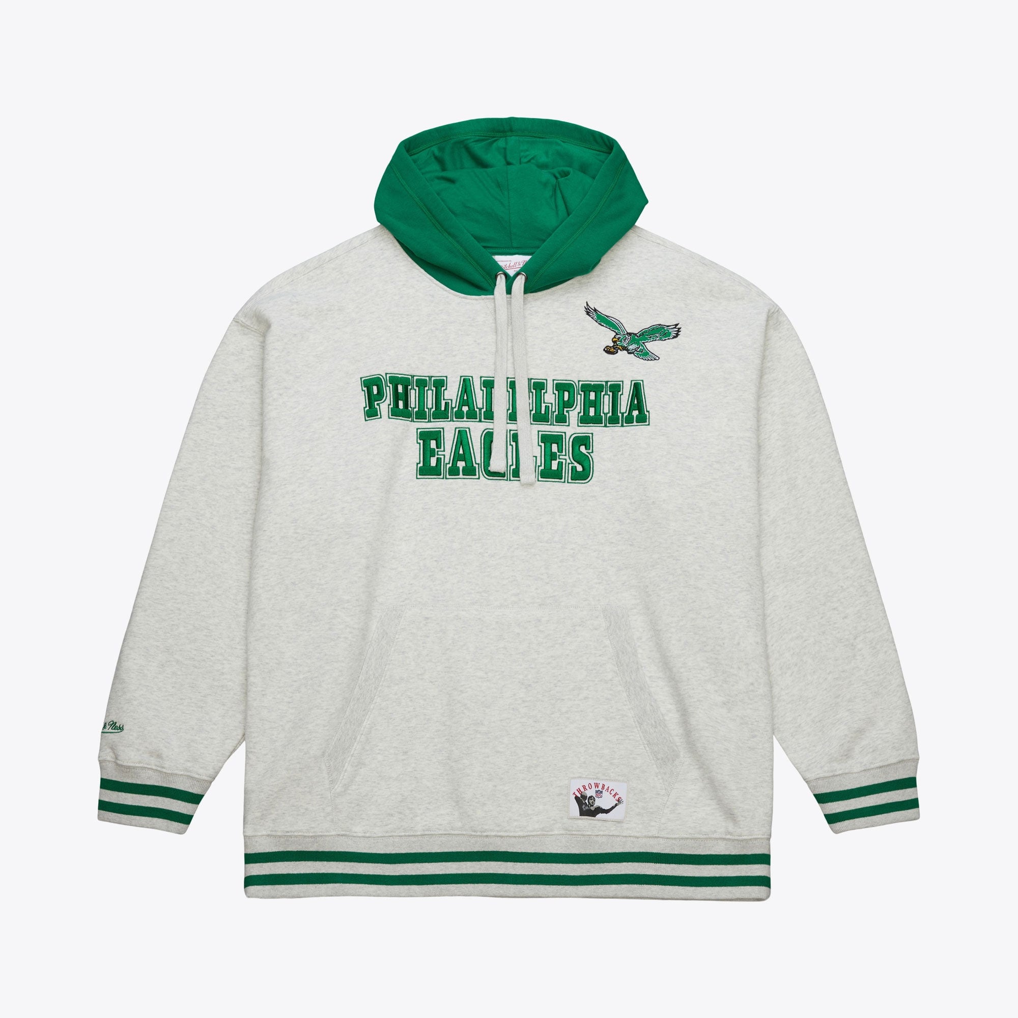 Philadelphia Eagles Mitchell & Ness Vintage Logo Off Season Hoodie – Herren