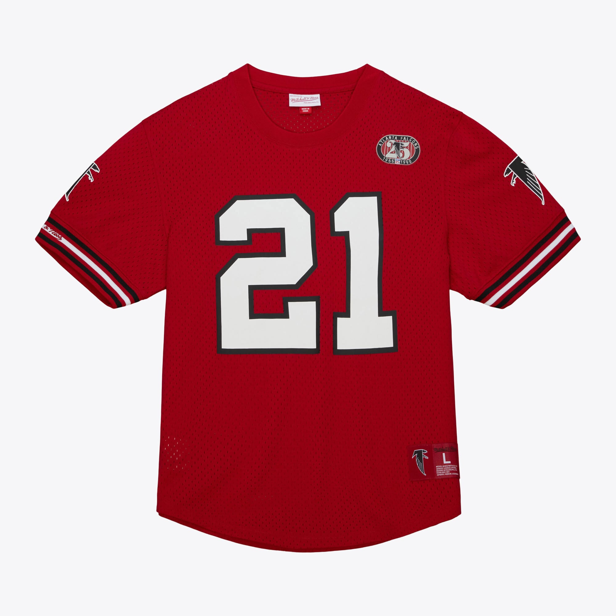 Atlanta Falcons Mitchell & Ness Namens- und Nummern-Sweatshirt aus Mesh - Herren - Deion Sanders