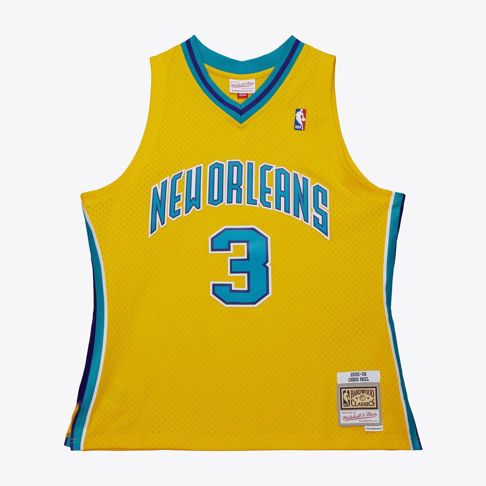 Camiseta Mitchell & Ness Swingman de los New Orleans Hornets - Hombre - Chris Paul