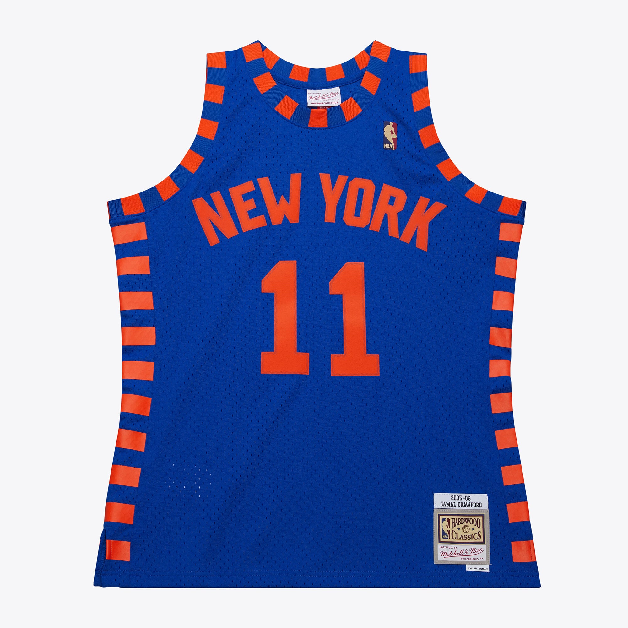Jamal Crawford New York Knicks 2005-06 Mitchell & Ness Swingman Trikot – Marineblau