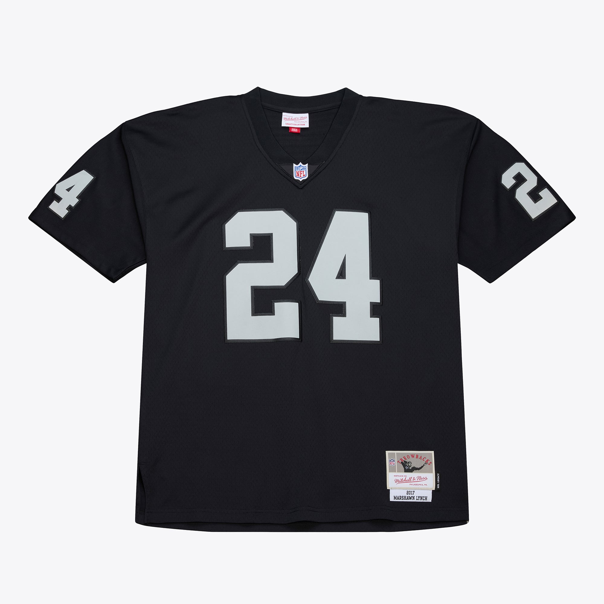 Oakland Raiders Mitchell & Ness Maglia Dark – Uomo – Marshawn Lynch