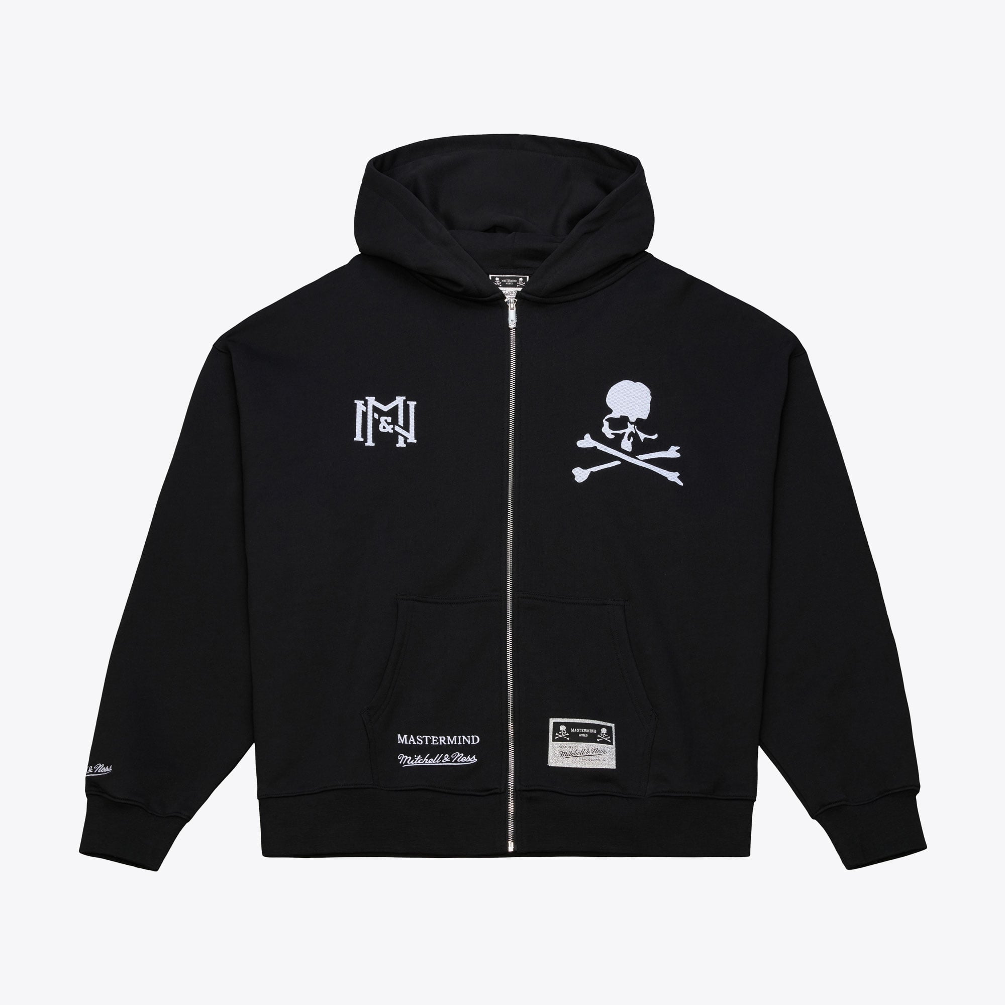 Felpa con Zip Mitchell & Ness x Mastermind - Uomo