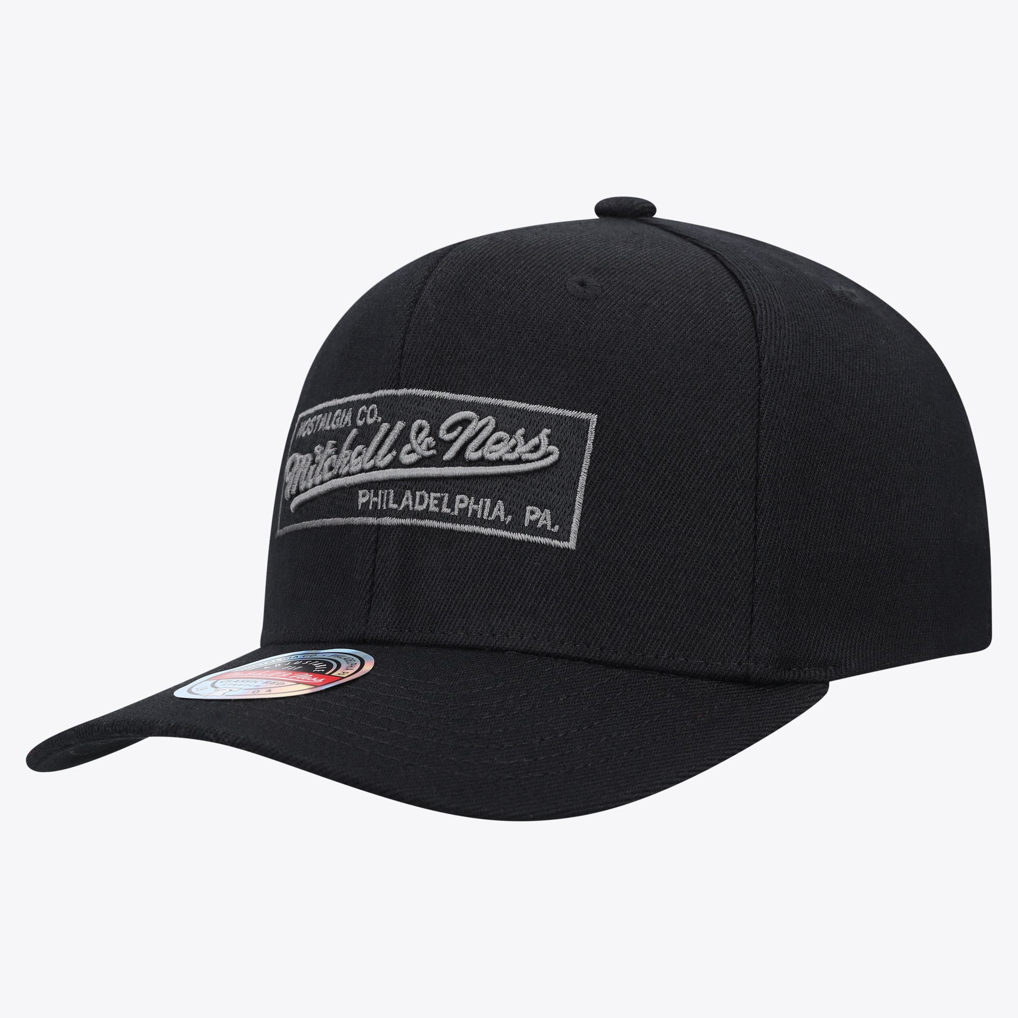 Gorra Mitchell & Ness Box Logo Classic Red Snapback - Negro