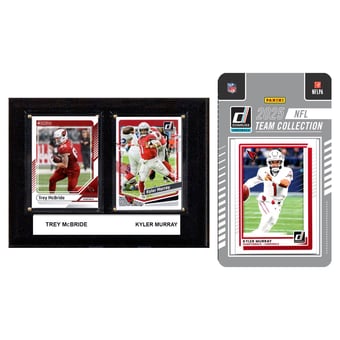 Arizona Cardinals 6" x 8" Player Plaque & 2025 Team Trading Card Set