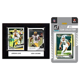 Green Bay Packers 6" x 8" Player Plaque & 2025 Team Trading Card Set