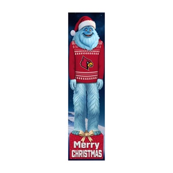 "Louisville Cardinals 48"" Yeti Christmas Leaner"