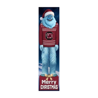 "South Carolina Gamecocks 48"" Yeti Christmas Leaner"