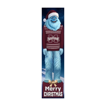 "Mississippi State Bulldogs 48"" Yeti Christmas Leaner"