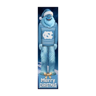 North Carolina Tar Heels 48" Yeti Christmas Leaner