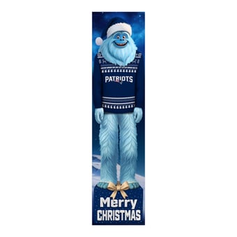 New England Patriots 48" Yeti Christmas Leaner