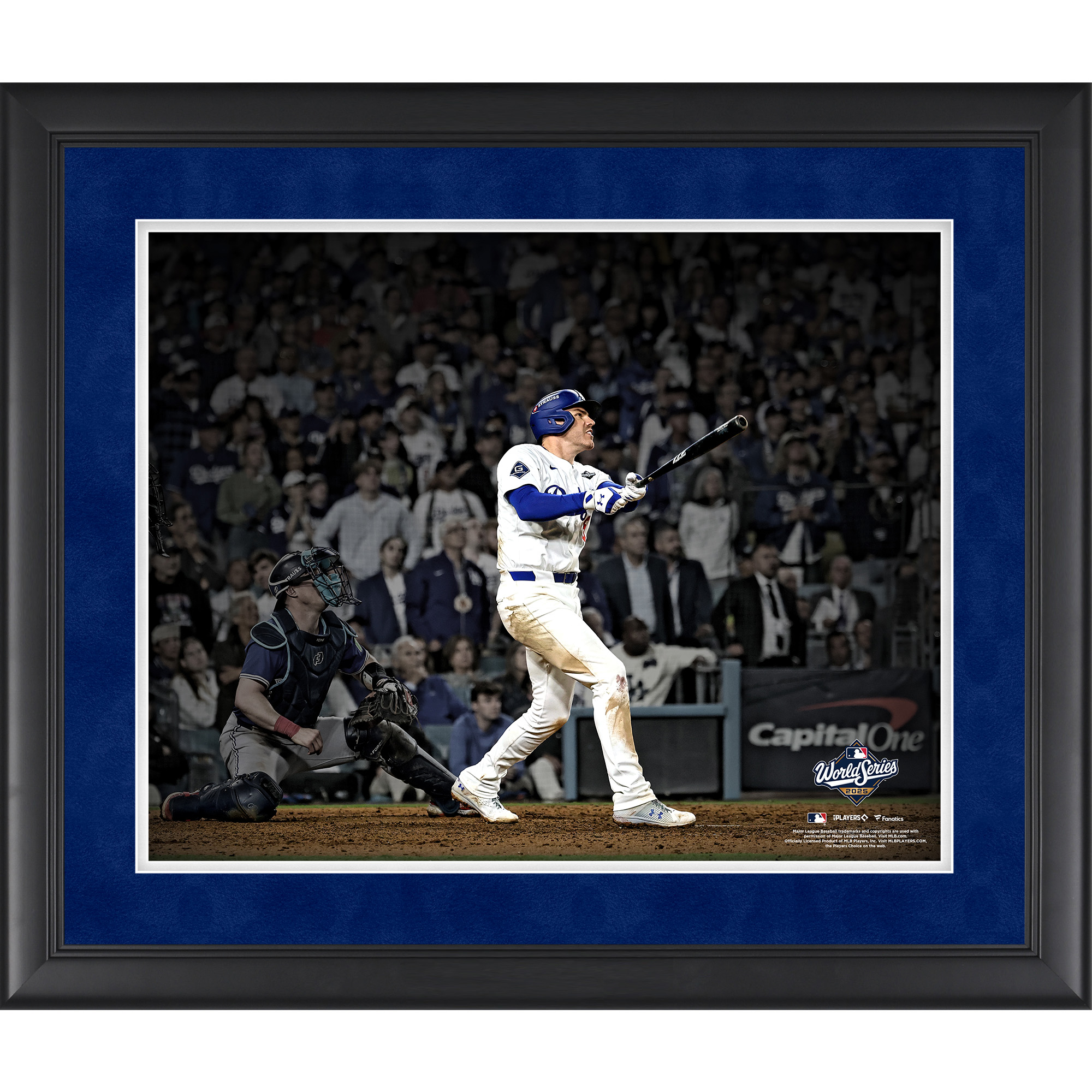 Freddie Freeman Los Angeles Dodgers Unsigned Framed 16" x 20" 2025 World Series Game 3 Walk-Off Home Run Spotlight Photograph