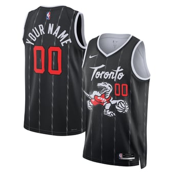 Unisex Nike Black Toronto Raptors 2025/26 City Edition Swingman Custom Jersey