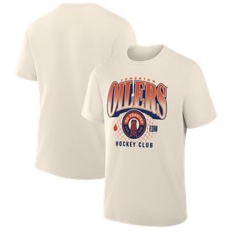 Men's  Cream Edmonton Oilers Alternate Legacy T-Shirt