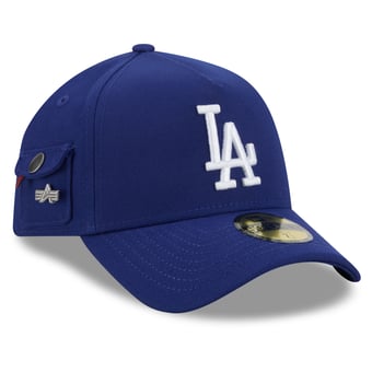 Men's New Era x Alpha Industries Royal Los Angeles Dodgers A-Frame 59FORTY Fitted Hat