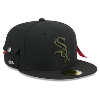 Men's New Era x Alpha Industries Black Chicago White Sox 59FIFTY Fitted Hat