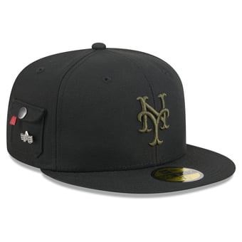 Men's New Era x Alpha Industries Black New York Mets 59FIFTY Fitted Hat
