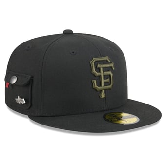 Men's New Era x Alpha Industries Black San Francisco Giants 59FIFTY Fitted Hat