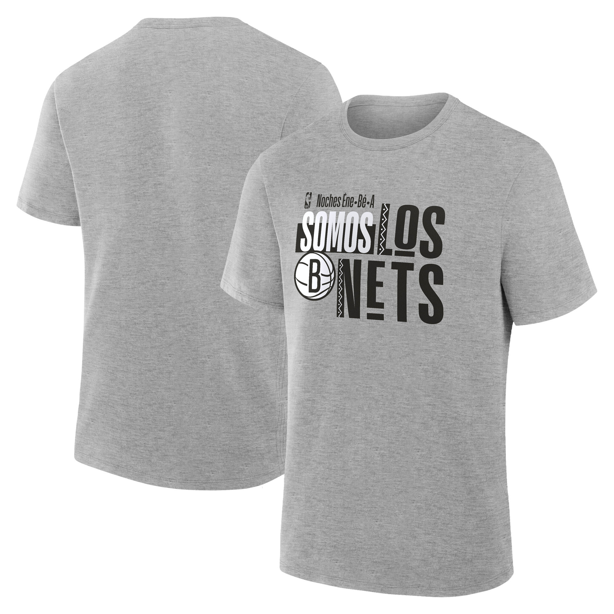 Men’s Gray Brooklyn Nets Noches Training T-Shirt Men’s Gray Brooklyn Nets Noches Training T-Shirt