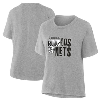 Women's Gray Brooklyn Nets Noches Training T-Shirt