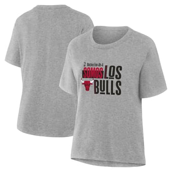 Women's Gray Chicago Bulls Noches Training T-Shirt