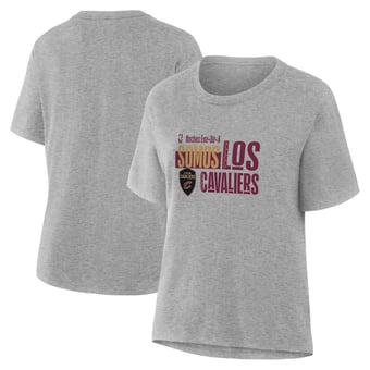 Women's Gray Cleveland Cavaliers Noches Training T-Shirt