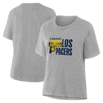 Women's Gray Indiana Pacers Noches Training T-Shirt