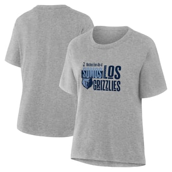 Women's Gray Memphis Grizzlies Noches Training T-Shirt