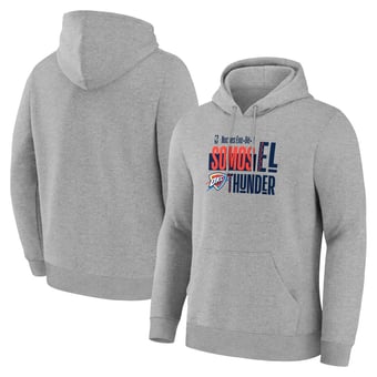 Men's Gray Oklahoma City Thunder Noches Training Hoodie