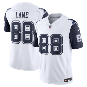Men's Nike CeeDee Lamb White Dallas Cowboys Alternate Vapor F.U.S.E. Stitched Limited Jersey