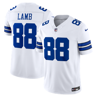 Men's Nike CeeDee Lamb White Dallas Cowboys Vapor F.U.S.E. Stitched Limited Jersey