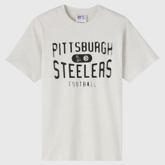 Unisex OVO x NFL Heather Gray Pittsburgh Steelers T-Shirt