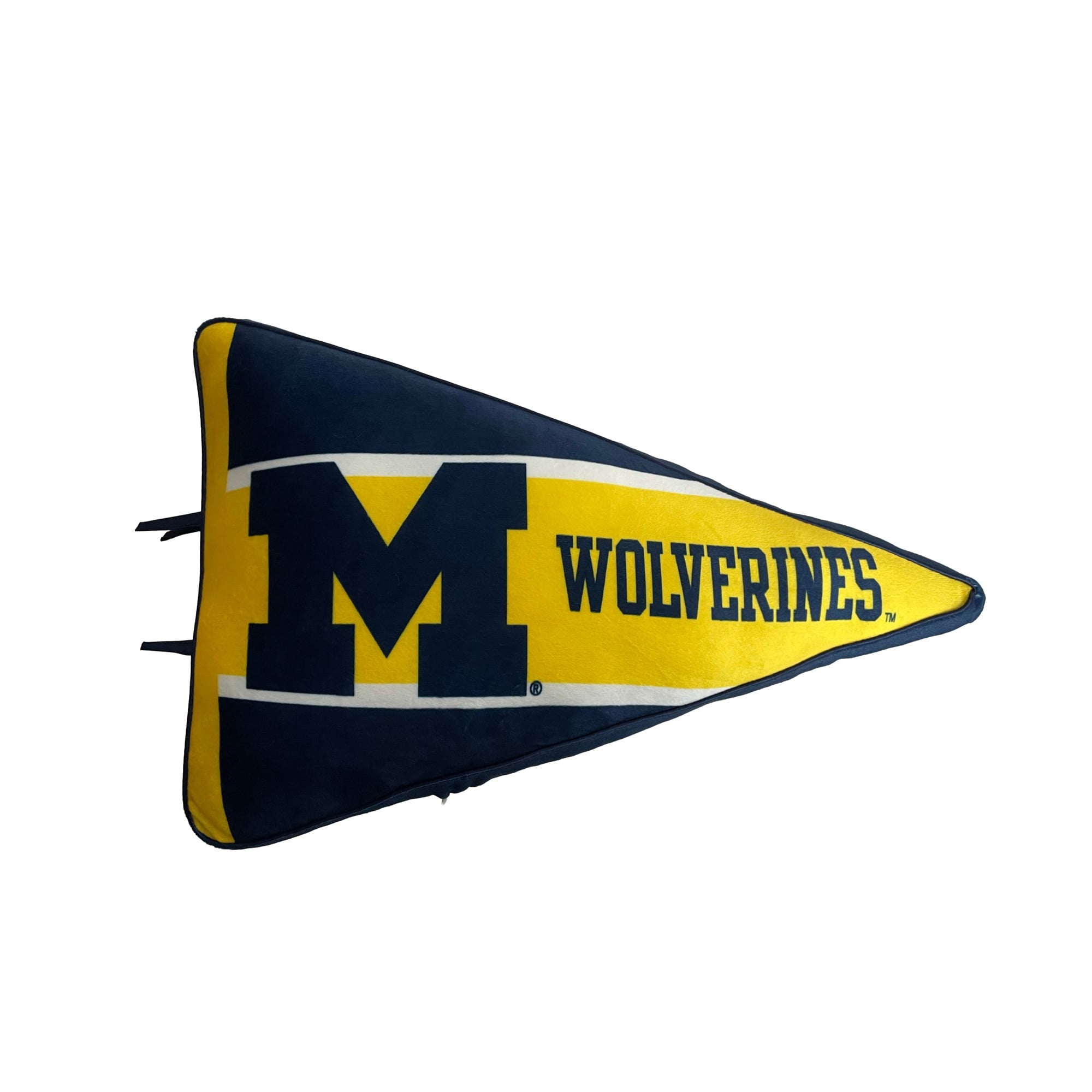 Pegasus  Michigan Wolverines Half Stripe Pennant Pillow