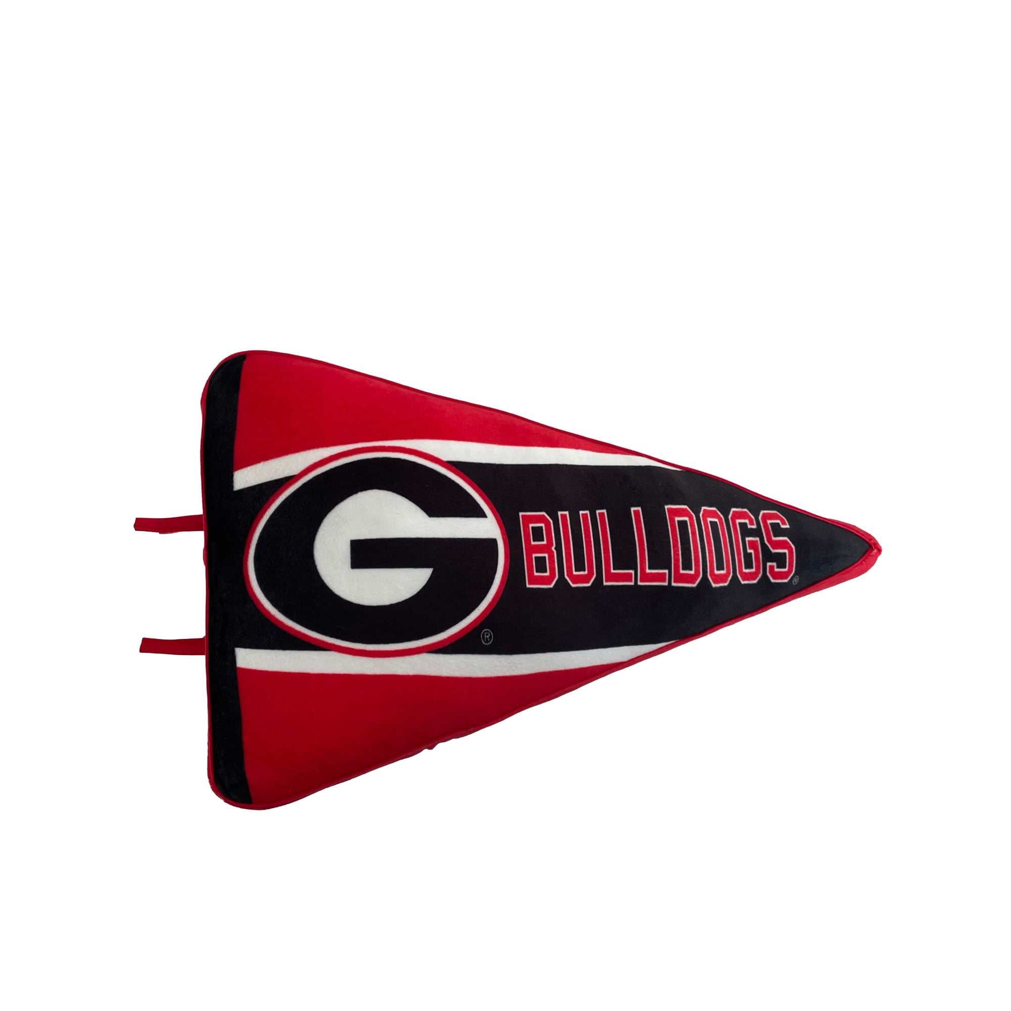 Pegasus  Georgia Bulldogs Half Stripe Pennant Pillow