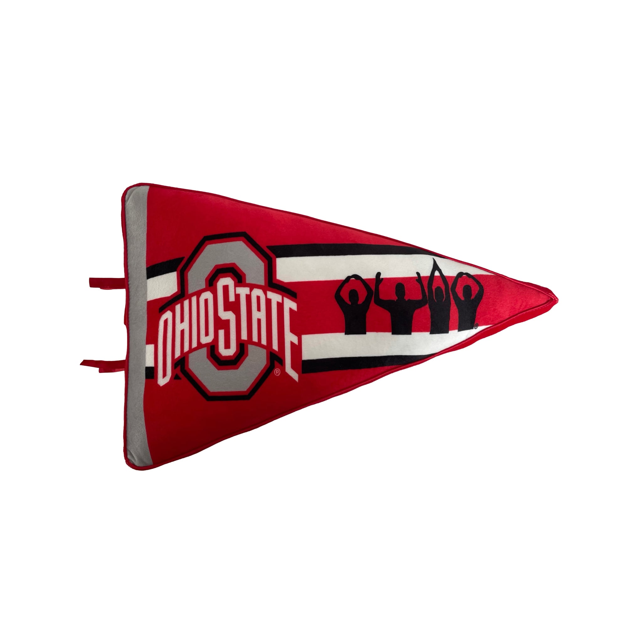 Pegasus  Ohio State Buckeyes Half Stripe Pennant Pillow