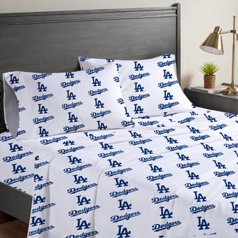 Pegasus  Los Angeles Dodgers Four-Piece Full Sheet Set