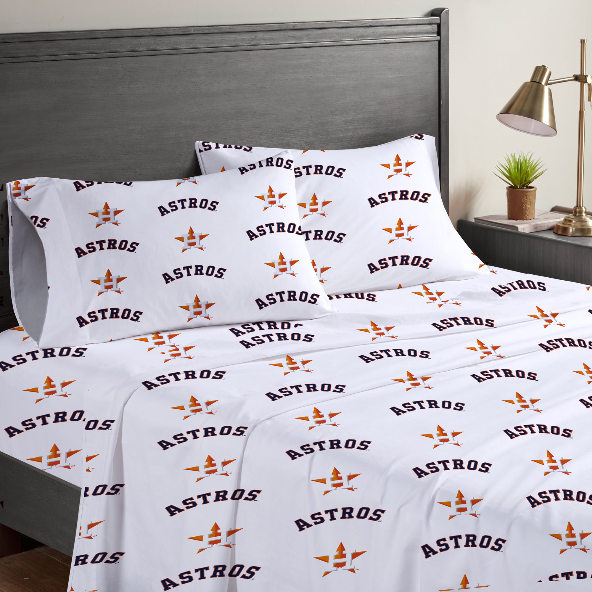 Pegasus  Houston Astros Four-Piece Full Sheet Set