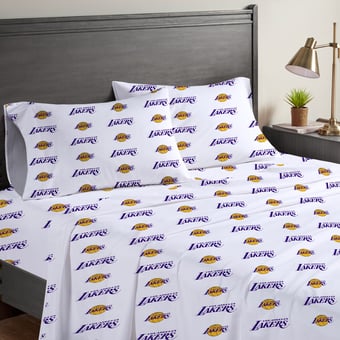Pegasus Los Angeles Lakers Four-Piece Full Sheet Set