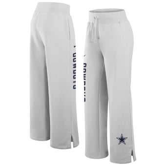 Women's Nike  Gray Dallas Cowboys Primetime Phoenix Fleece Wide-Leg Sweatpants