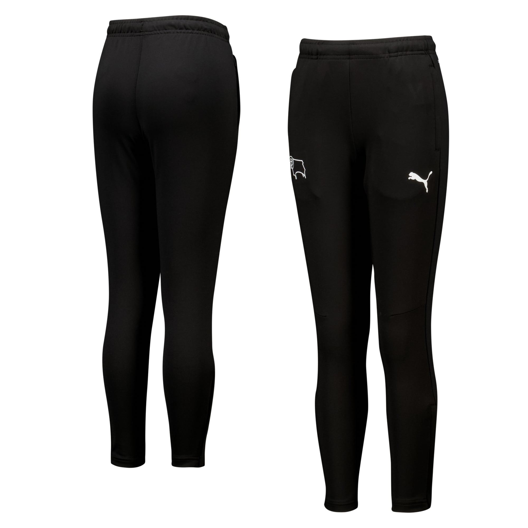 Pantalón PUMA del Derby County - Negro - Niños: retailer-supplied image