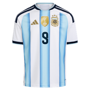 Maillot Domicile Argentine adidas 26 - Enfant avec flocage J. Alvarez  9, vue 3