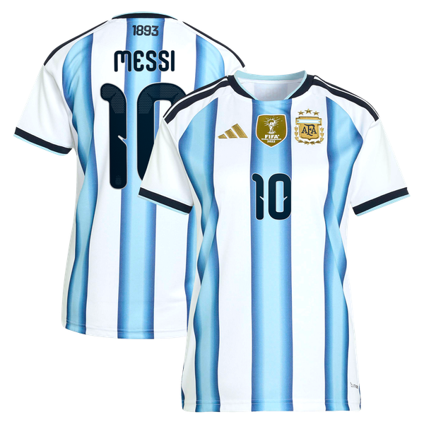 Maillot Domicile Argentine adidas 26 - Femme avec flocage Messi 10