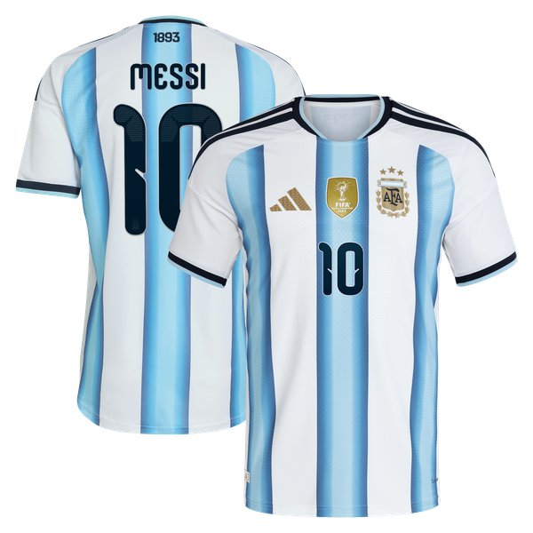 Maillot Domicile Authentic Argentine adidas 26 avec flocage Messi 10