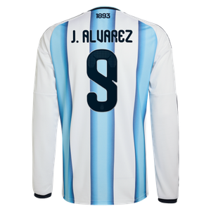 Maillot Domicile Argentine adidas 26 - Manches longues avec flocage J. Alvarez  9, vue 4
