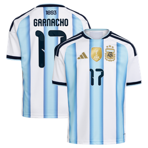 Maillot Domicile Argentine adidas 26 - Enfant avec flocage Garnacho 17, vue 1