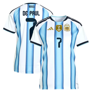 Maillot Domicile Argentine adidas 26 - Femme avec flocage De Paul 7, vue 1